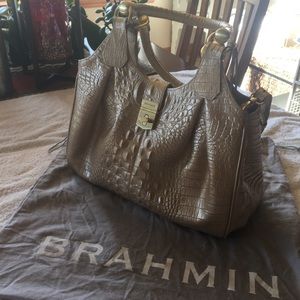 NWOT Brahmin Elisa Melbourne Embossed Leather Hobo